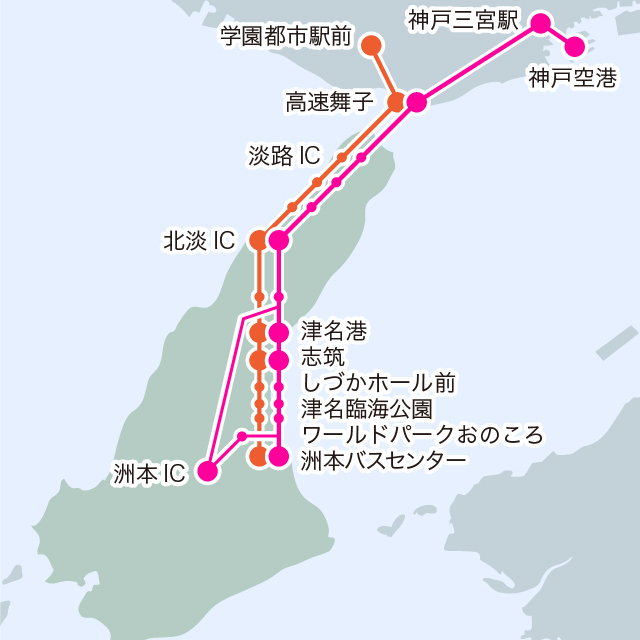 洲本・津名港エリア